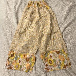 AE Floral Wide Leg Pants